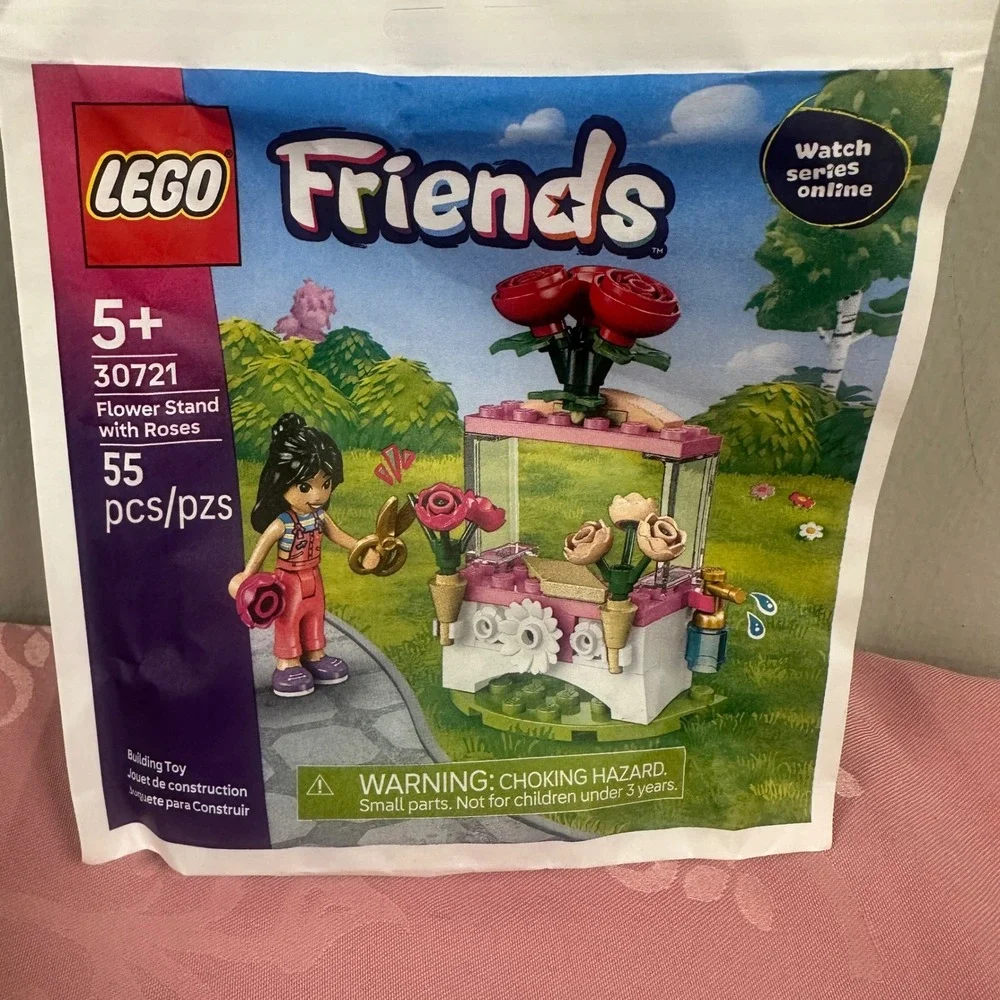 LEGO Friends Flower Stand with Roses‎ 30721 Polybag 55 Pcs Building Toy Set